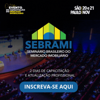Banner SEBRAMI é o único evento do setor criado exclusivamente para capacitar e atualizar corretores e profissionais do mercado imobiliário